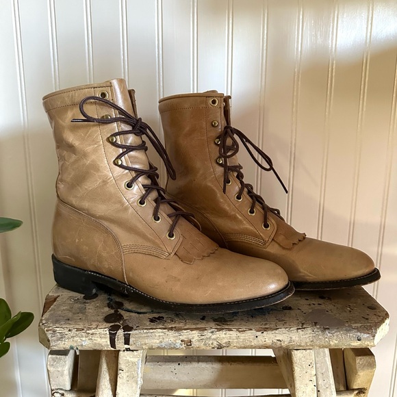 BEAUTIFUL JUSTIN 1990s ROPER BOOTS - Picture 7 of 12